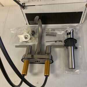 Delta Trinsic Two Handle Centerset Bathroom Faucet In Stainless